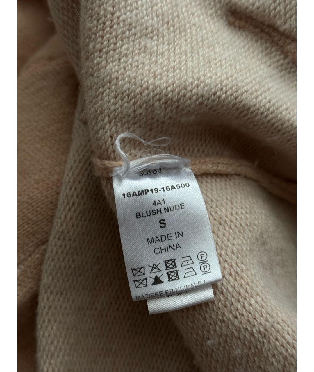 CHLOE Бежевый кашемировый джемпер / свитер, фото 6