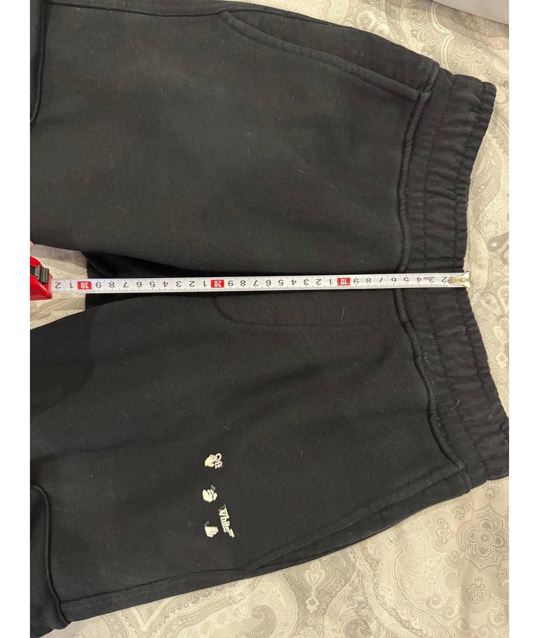 OFF-WHITE Черные повседневные брюки, фото 6