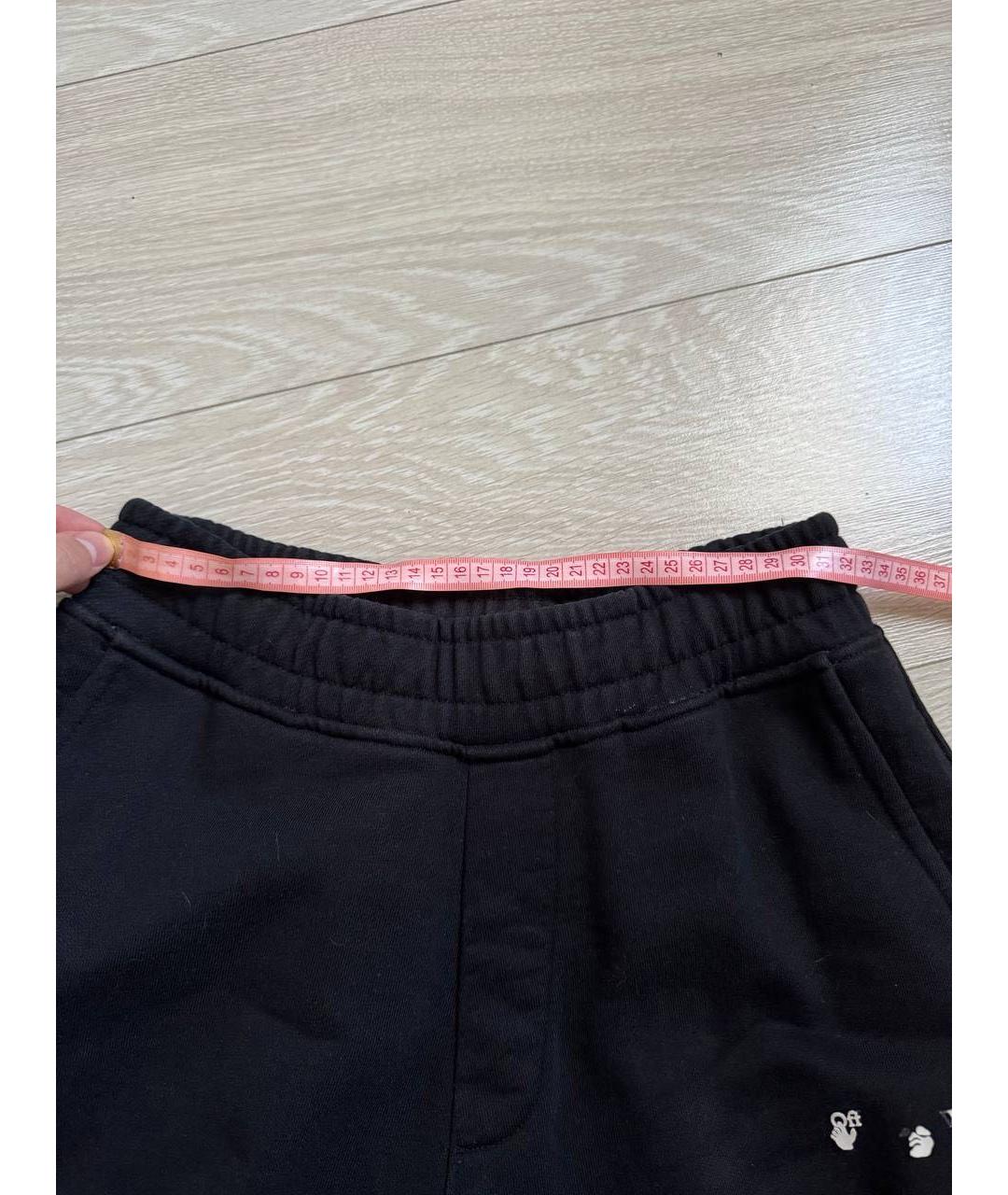 OFF-WHITE Черные повседневные брюки, фото 7