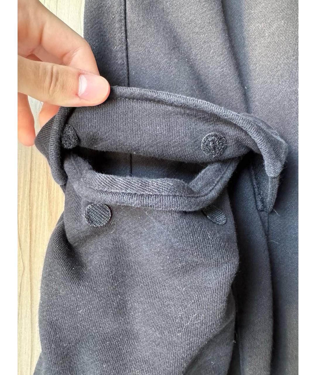 OFF-WHITE Черные повседневные брюки, фото 8