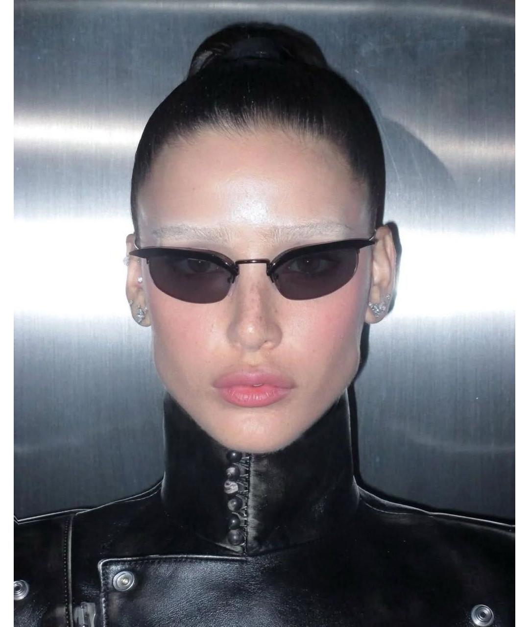 PRADA Черные солнцезащитные очки, фото 5