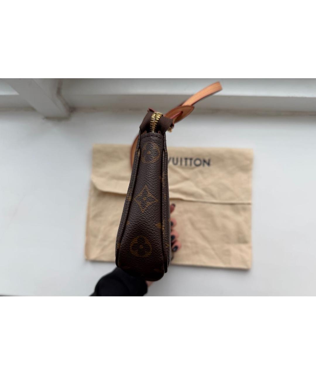 LOUIS VUITTON Коричневая сумка через плечо, фото 2