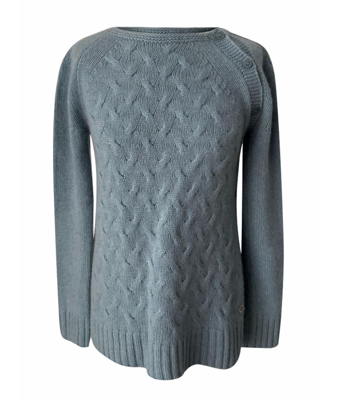 LORO PIANA Голубой кашемировый джемпер / свитер, фото 1
