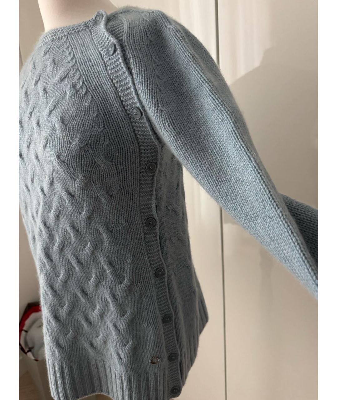 LORO PIANA Голубой кашемировый джемпер / свитер, фото 4