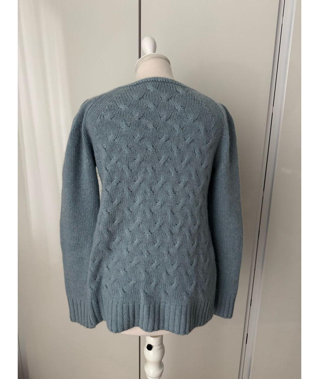 LORO PIANA Голубой кашемировый джемпер / свитер, фото 2
