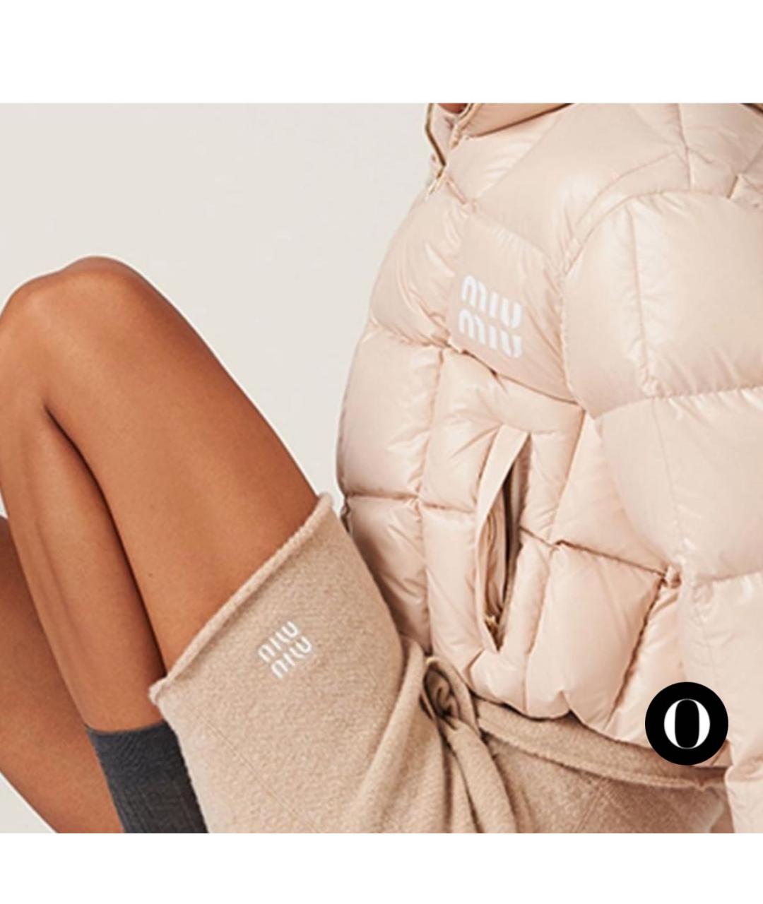 MIU MIU Бежевая куртка, фото 2