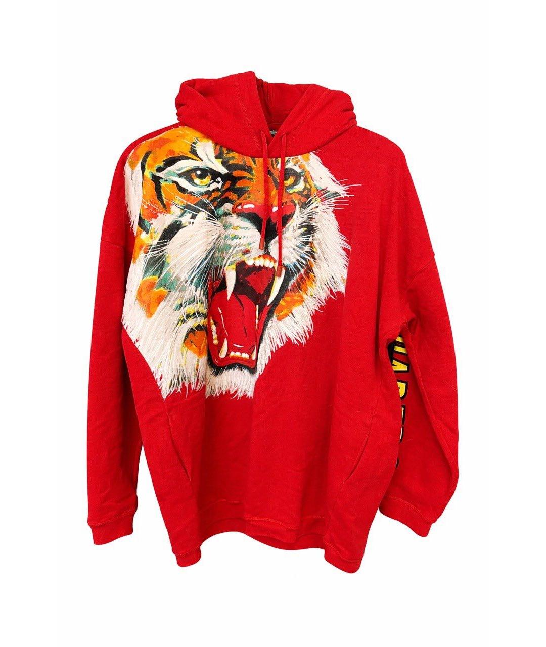 DSQUARED2 Красное хлопковое повседневное платье, фото 3