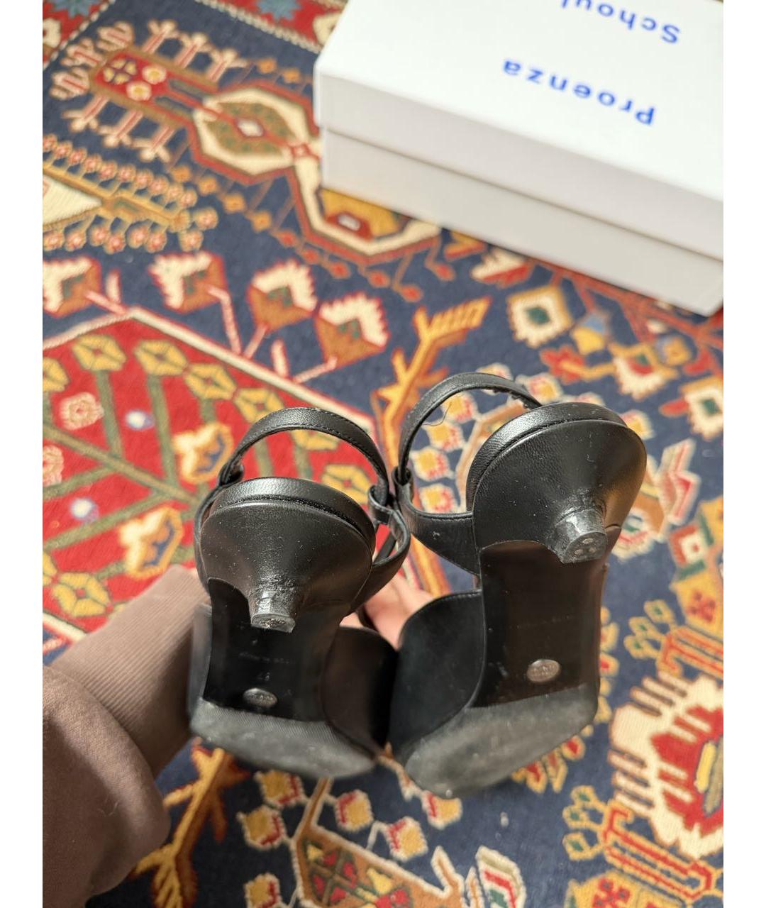 PROENZA SCHOULER Черные кожаные туфли, фото 7