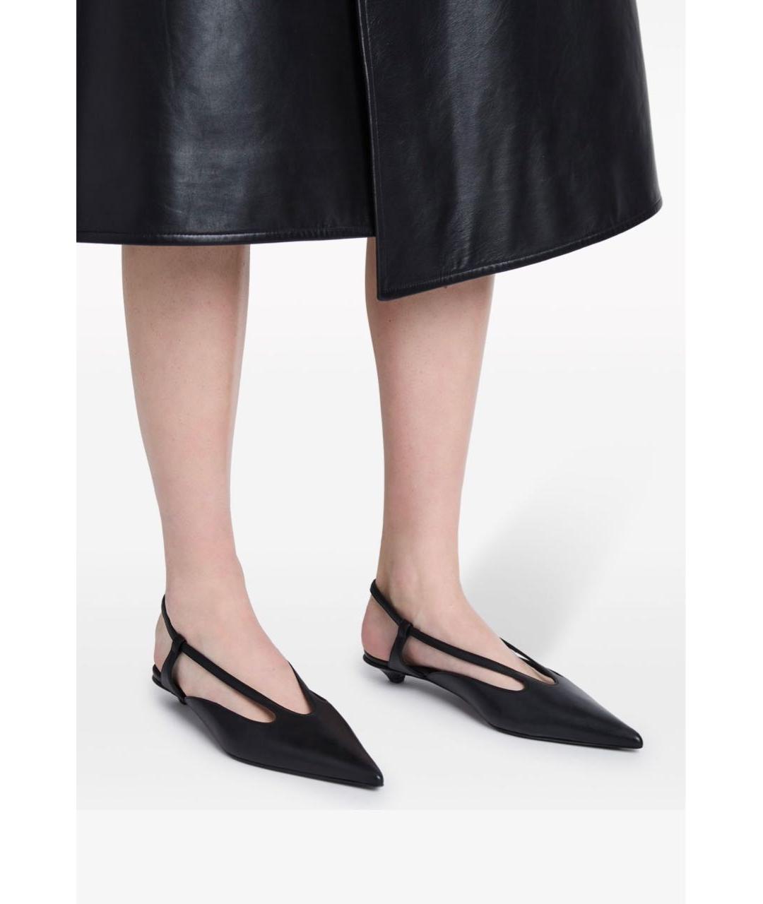 PROENZA SCHOULER Черные кожаные туфли, фото 3