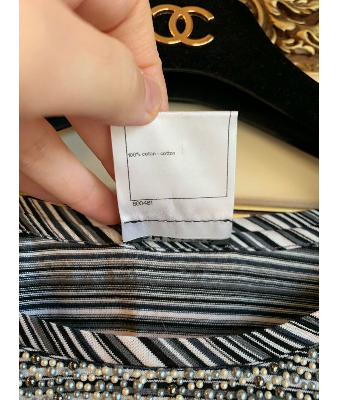 CHANEL Мульти футболка, фото 4