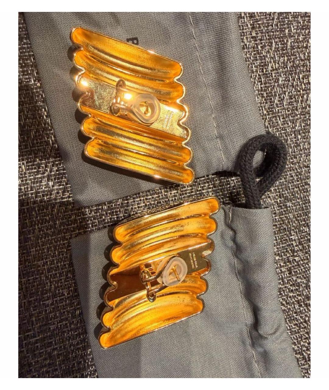 BALENCIAGA Золотые серьги, фото 3