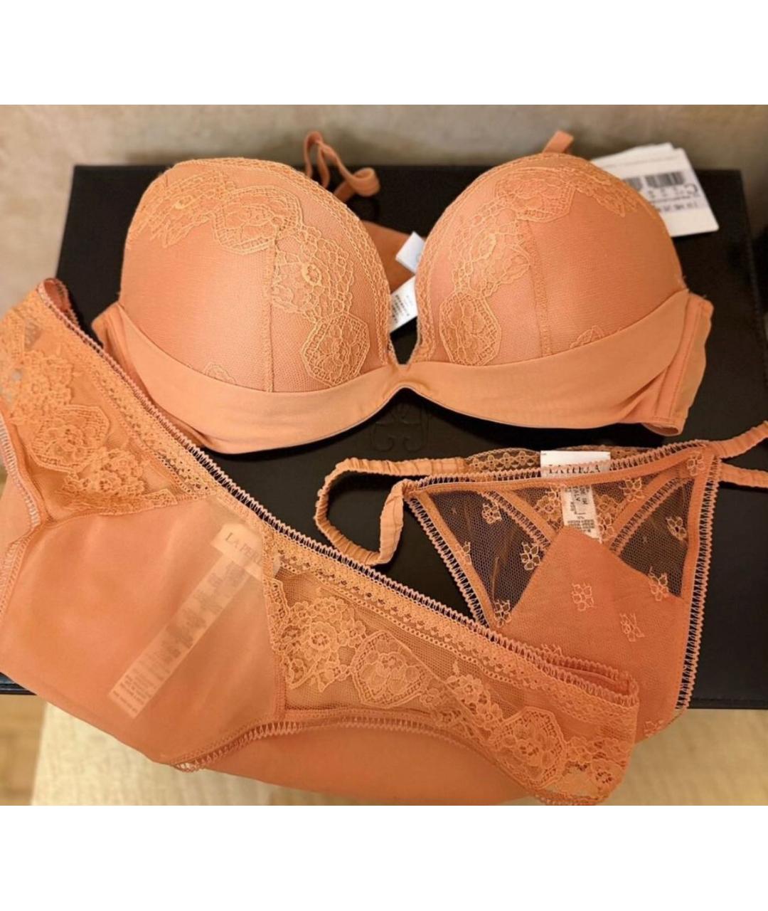 LA PERLA Оранжевый бюстгалтеры, фото 3