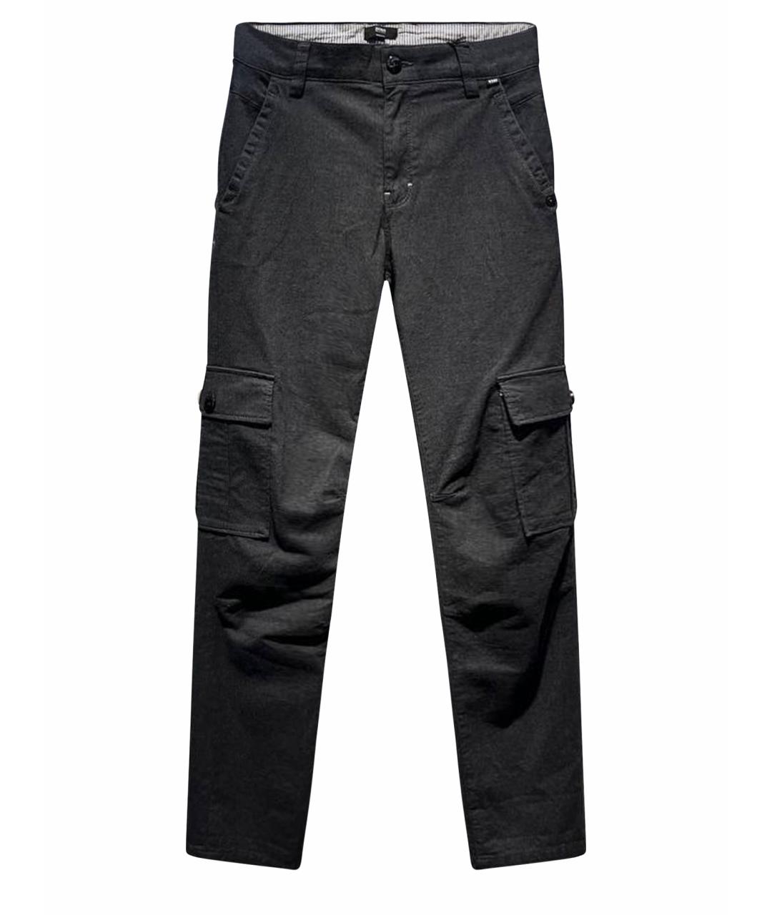 HUGO BOSS Черные хлопковые брюки и шорты, фото 1