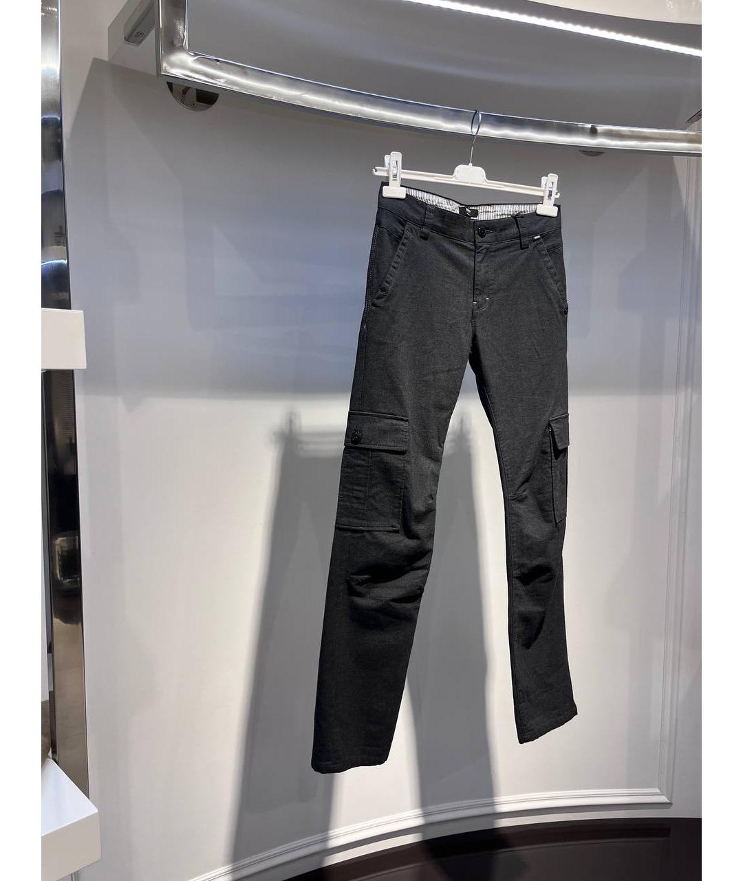 HUGO BOSS Черные хлопковые брюки и шорты, фото 2