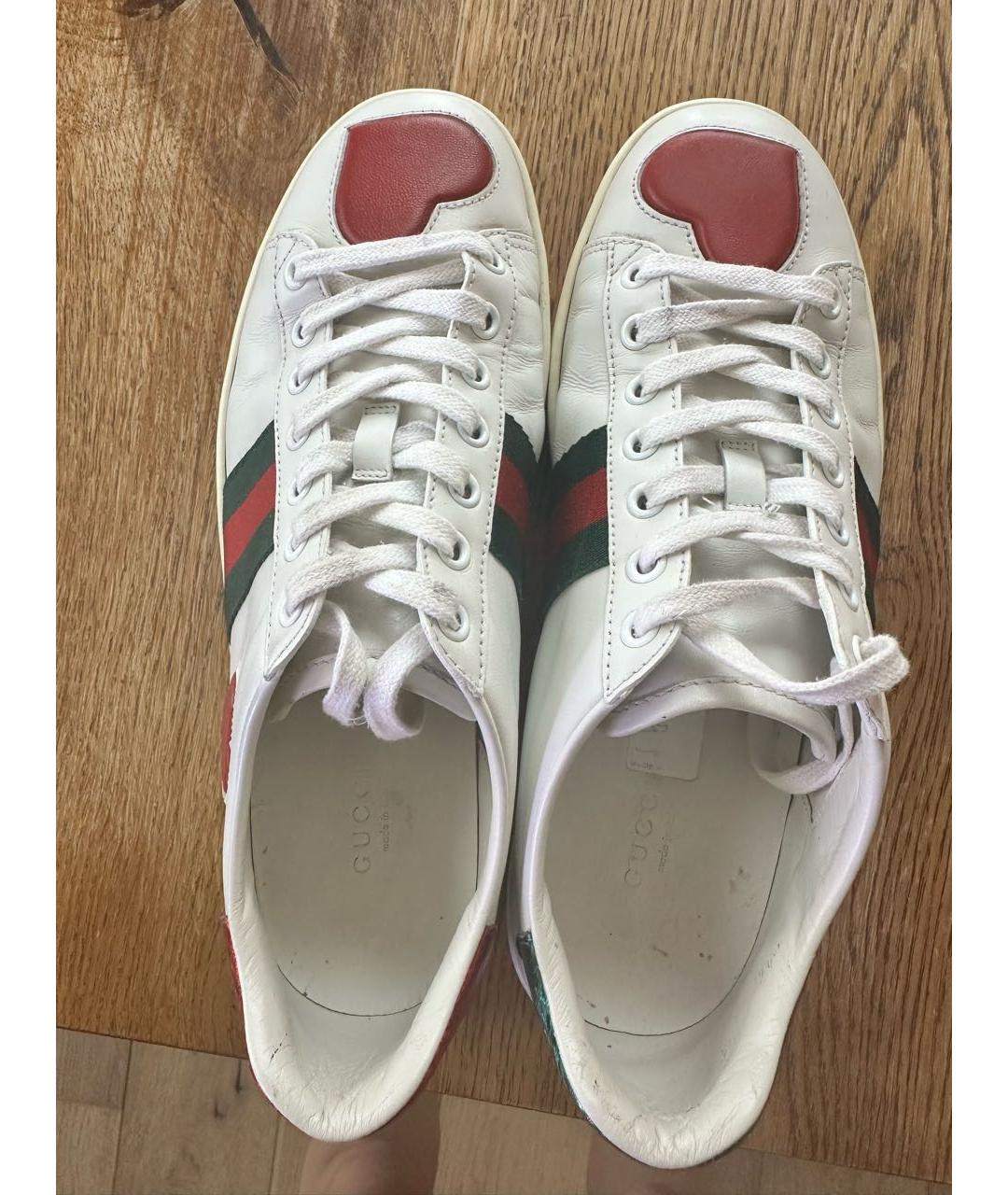 GUCCI Мульти кожаные кеды, фото 2