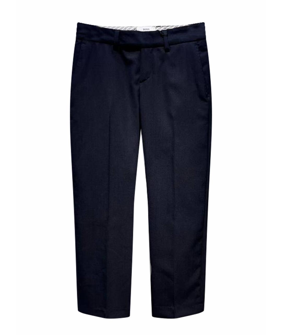 HUGO BOSS Синие хлопковые брюки и шорты, фото 1