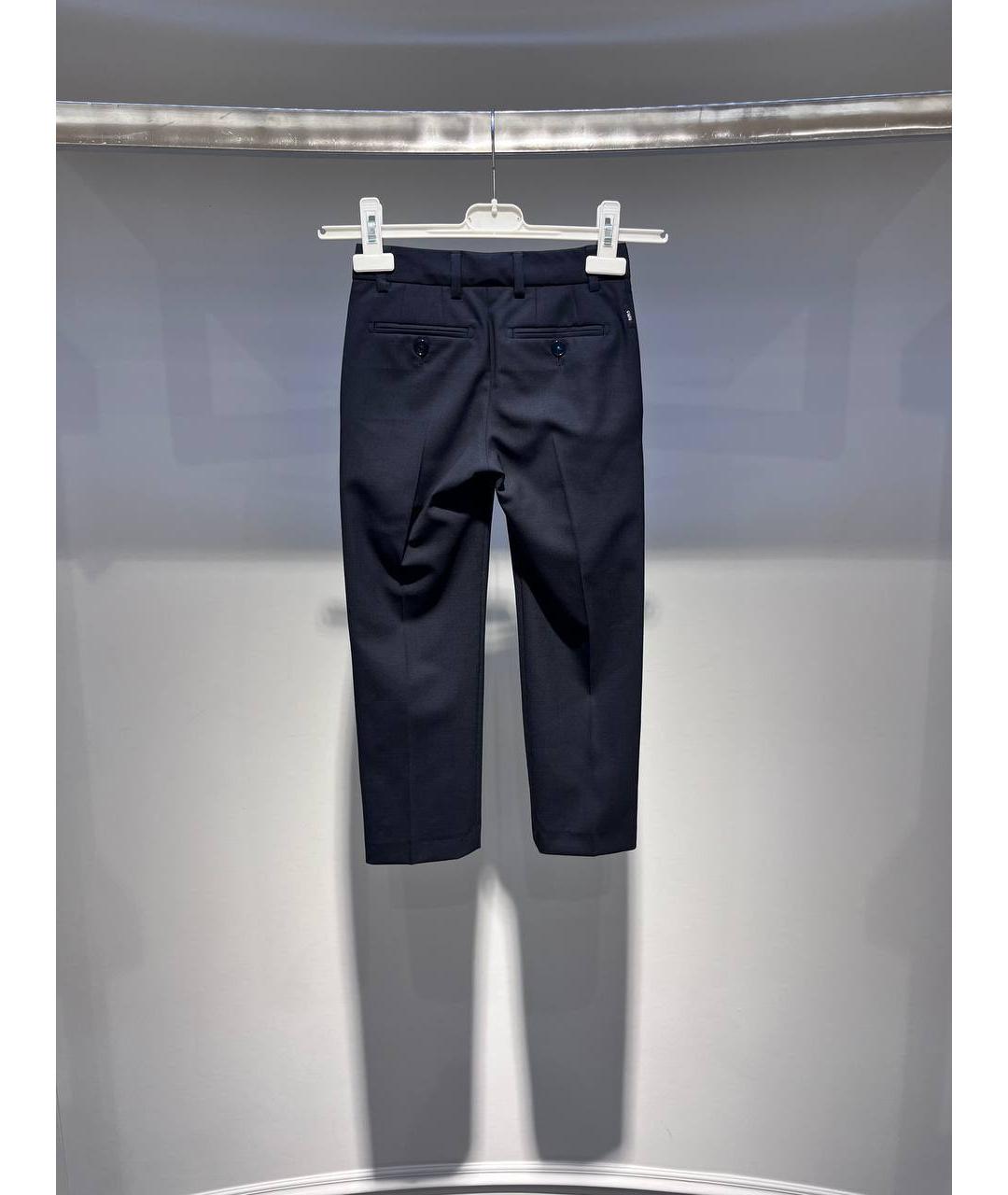 HUGO BOSS Синие хлопковые брюки и шорты, фото 3