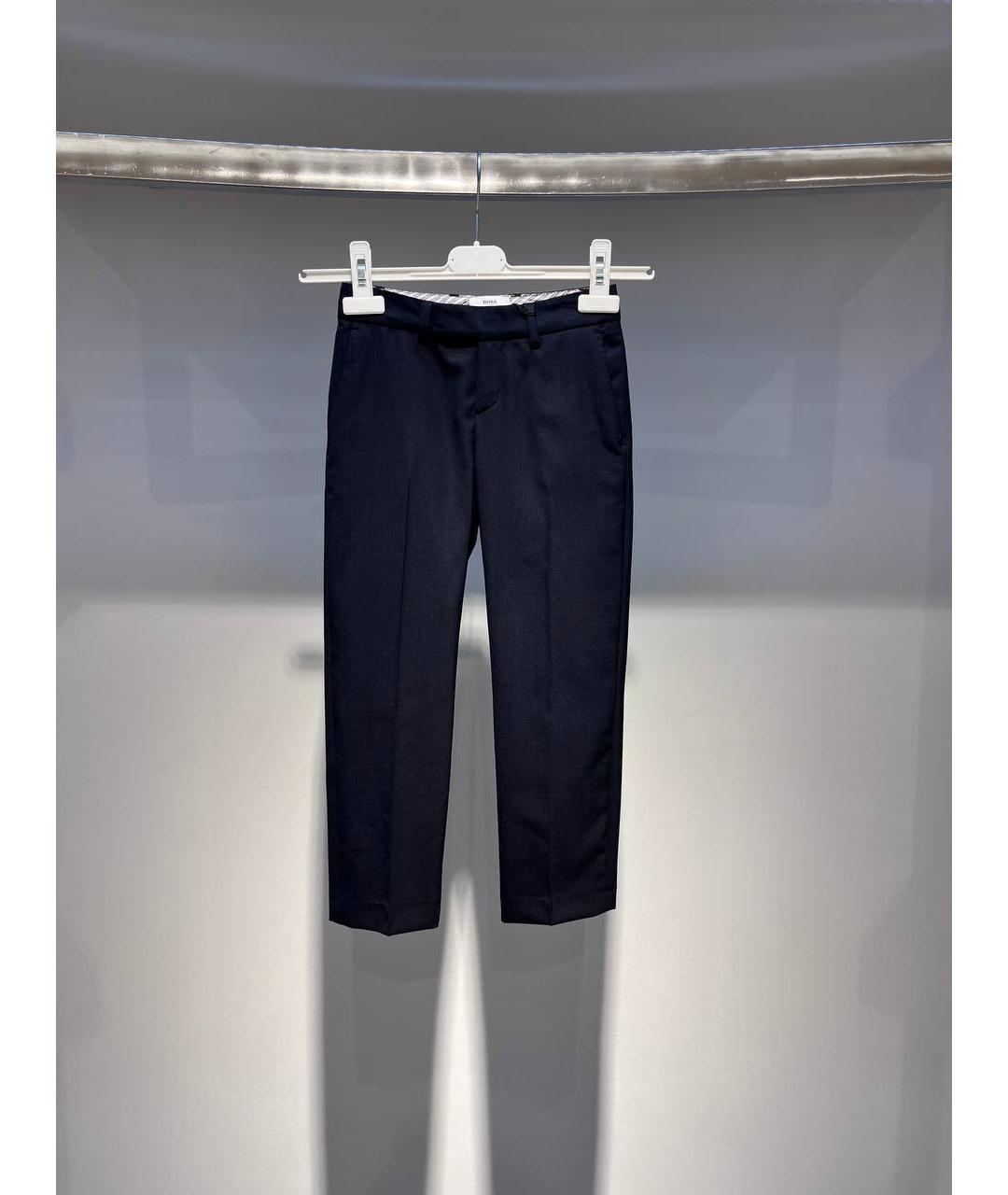 HUGO BOSS Синие хлопковые брюки и шорты, фото 4