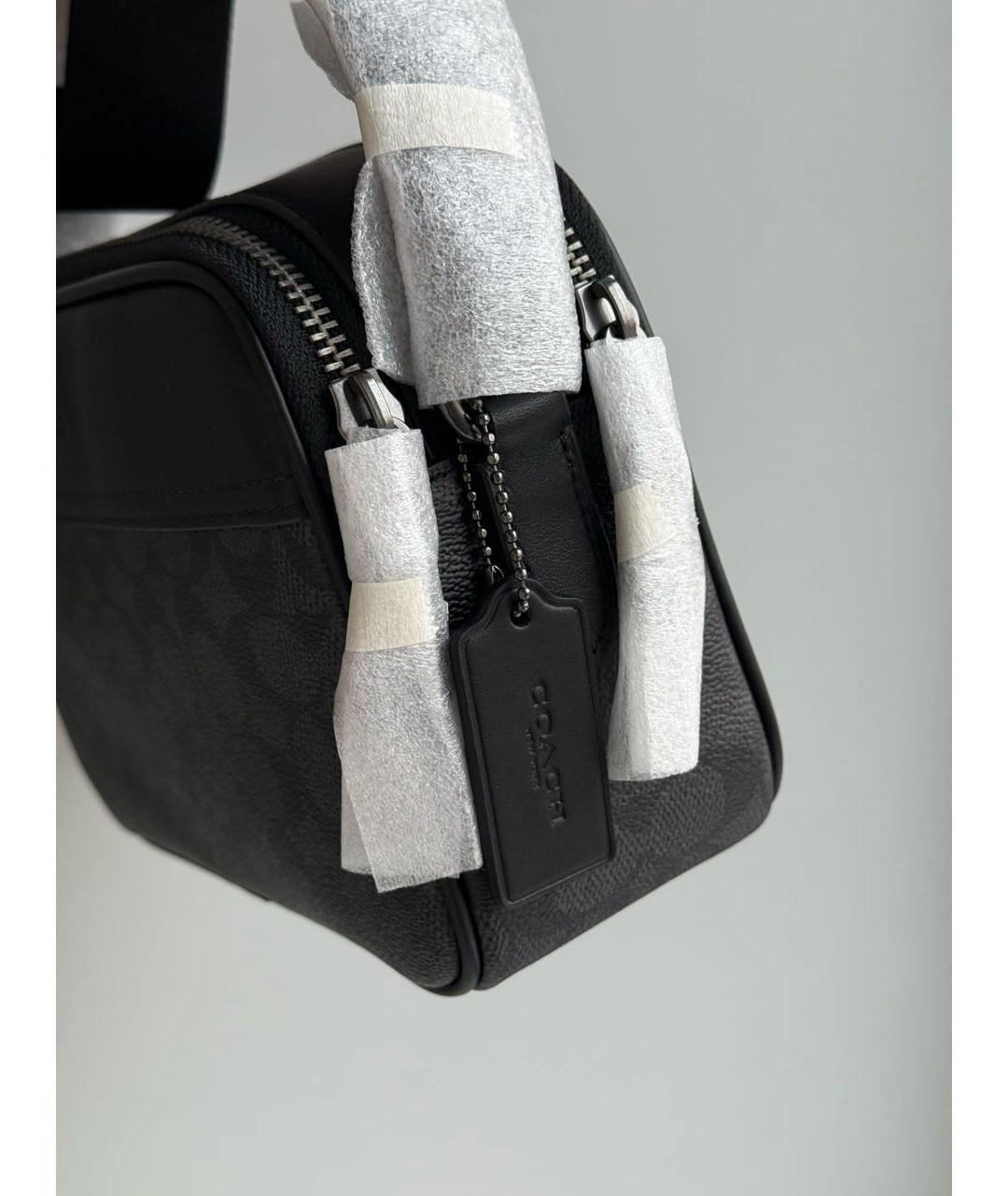 COACH Черная сумка на плечо, фото 6