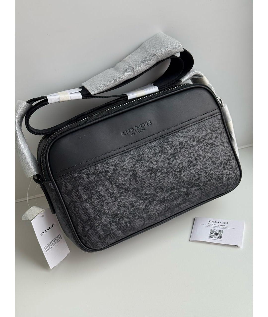 COACH Черная сумка на плечо, фото 2