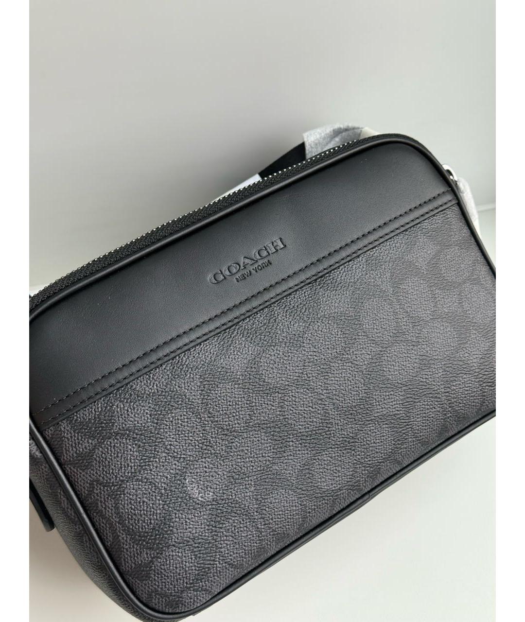 COACH Черная сумка на плечо, фото 5