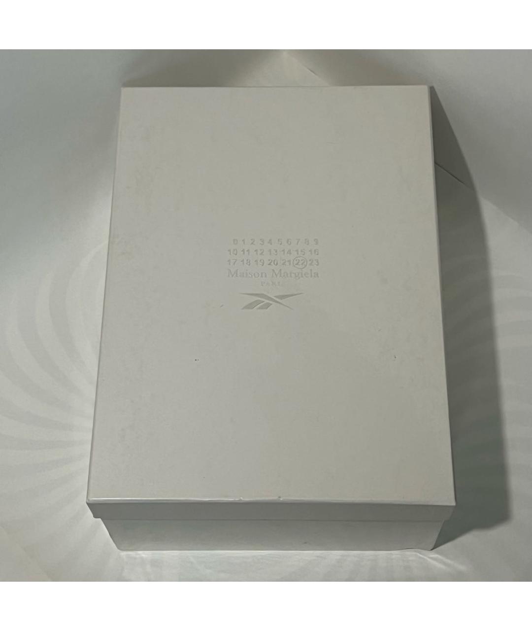 MAISON MARGIELA Белые кожаные кроссовки, фото 6