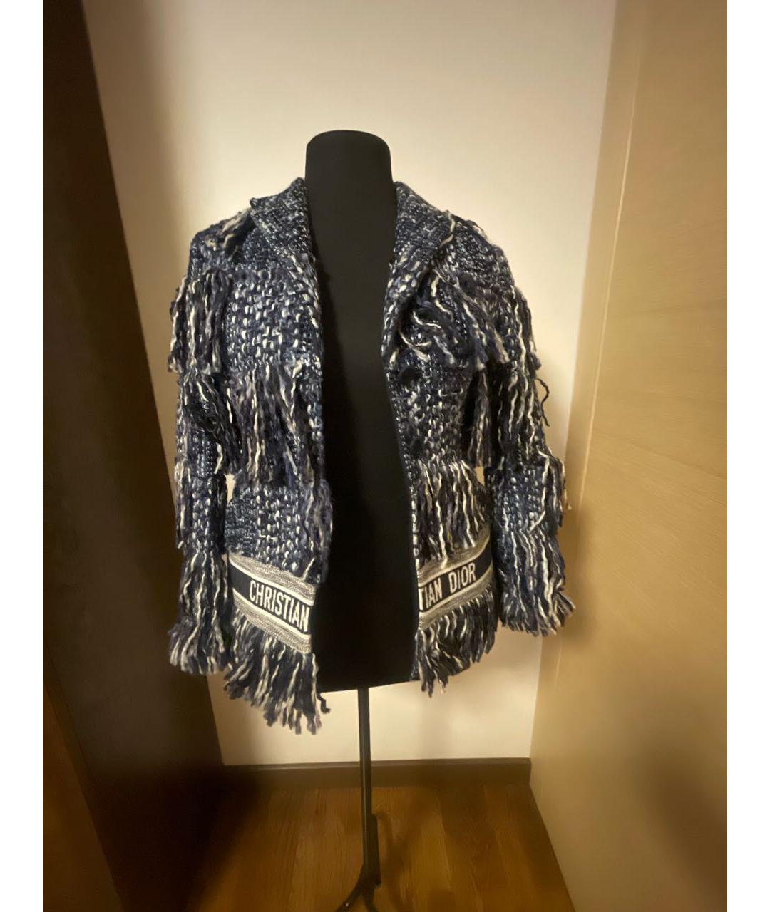 CHRISTIAN DIOR Синяя хлопковая куртка, фото 5