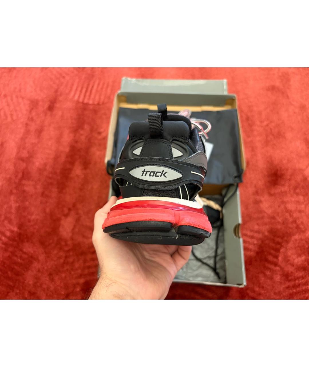 BALENCIAGA Мульти низкие кроссовки / кеды из искусственной кожи, фото 4