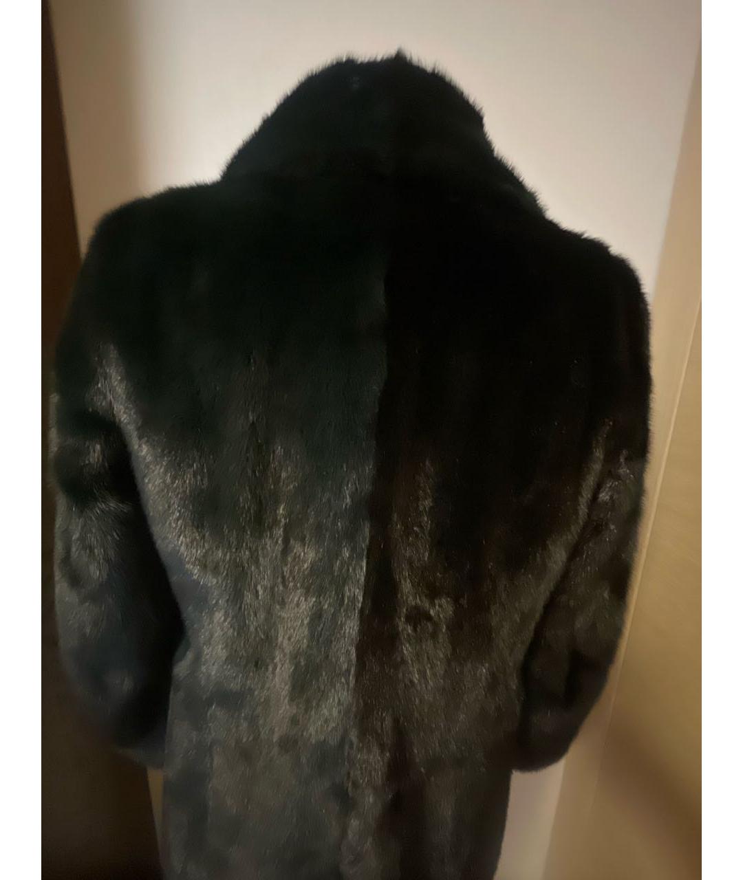 FENDI Черная меховая шуба, фото 3
