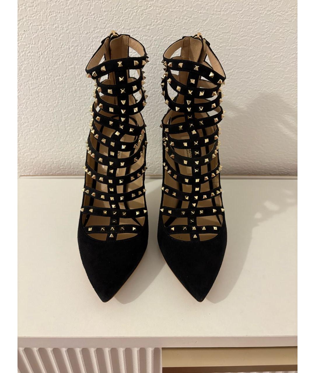 VALENTINO Черные замшевые туфли, фото 2