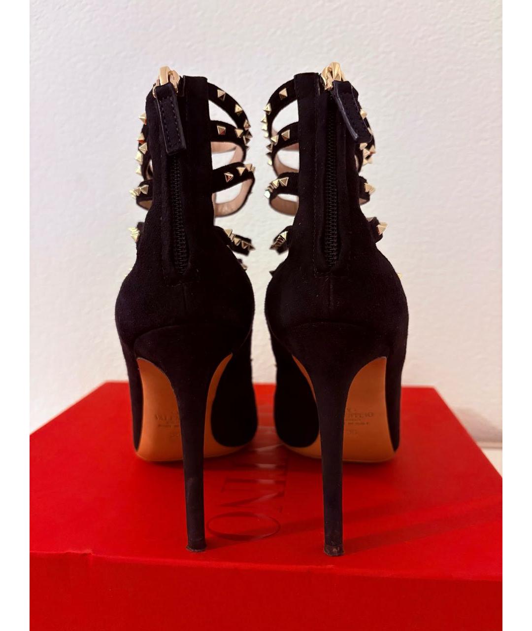VALENTINO Черные замшевые туфли, фото 4