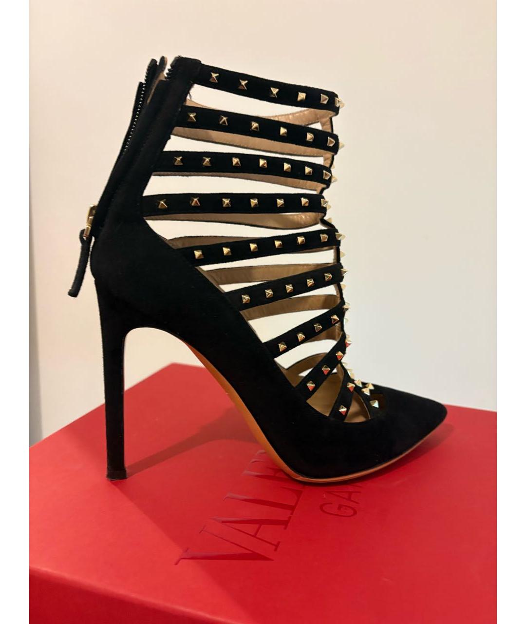 VALENTINO Черные замшевые туфли, фото 5