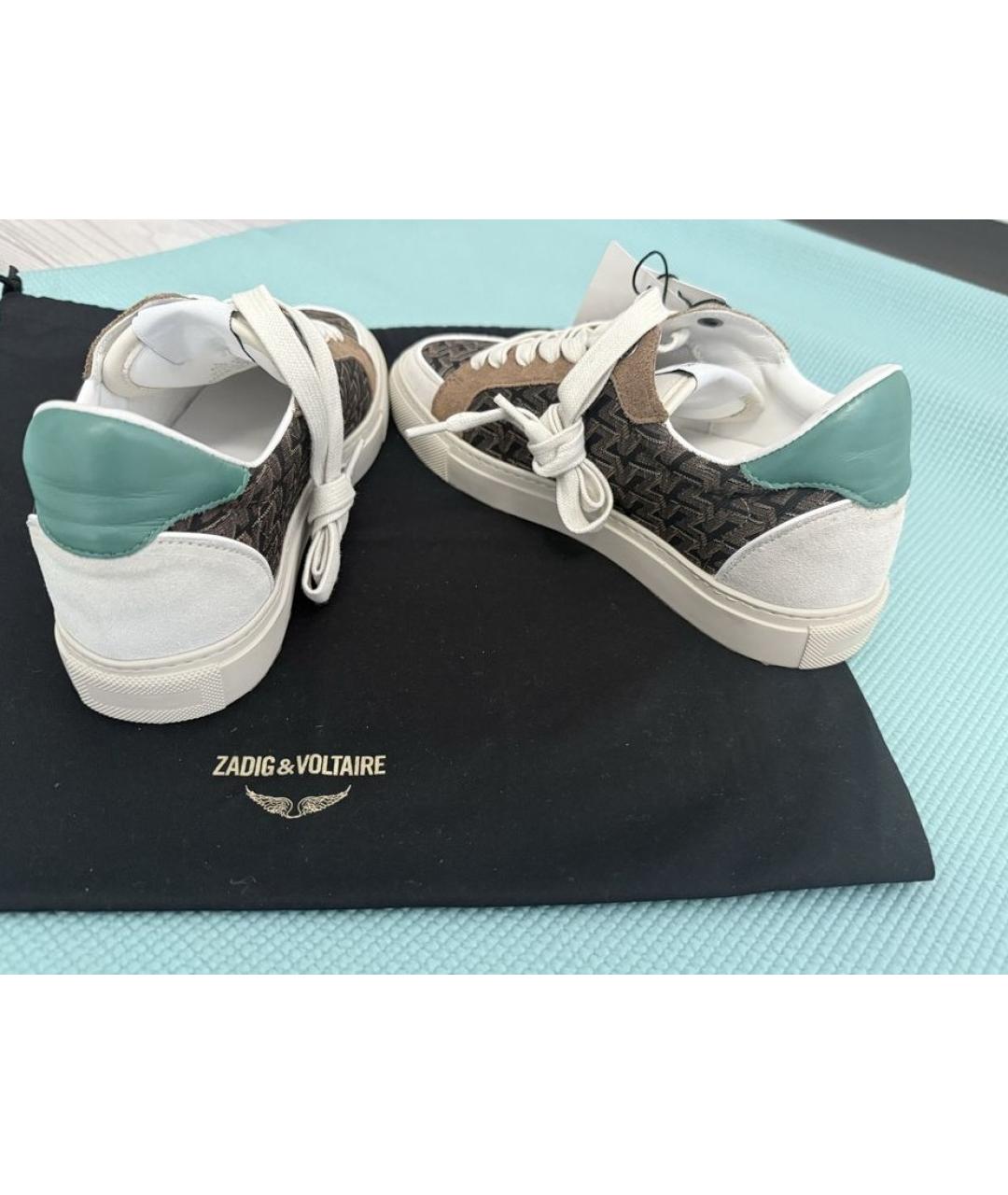 ZADIG & VOLTAIRE Коричневые кеды, фото 3