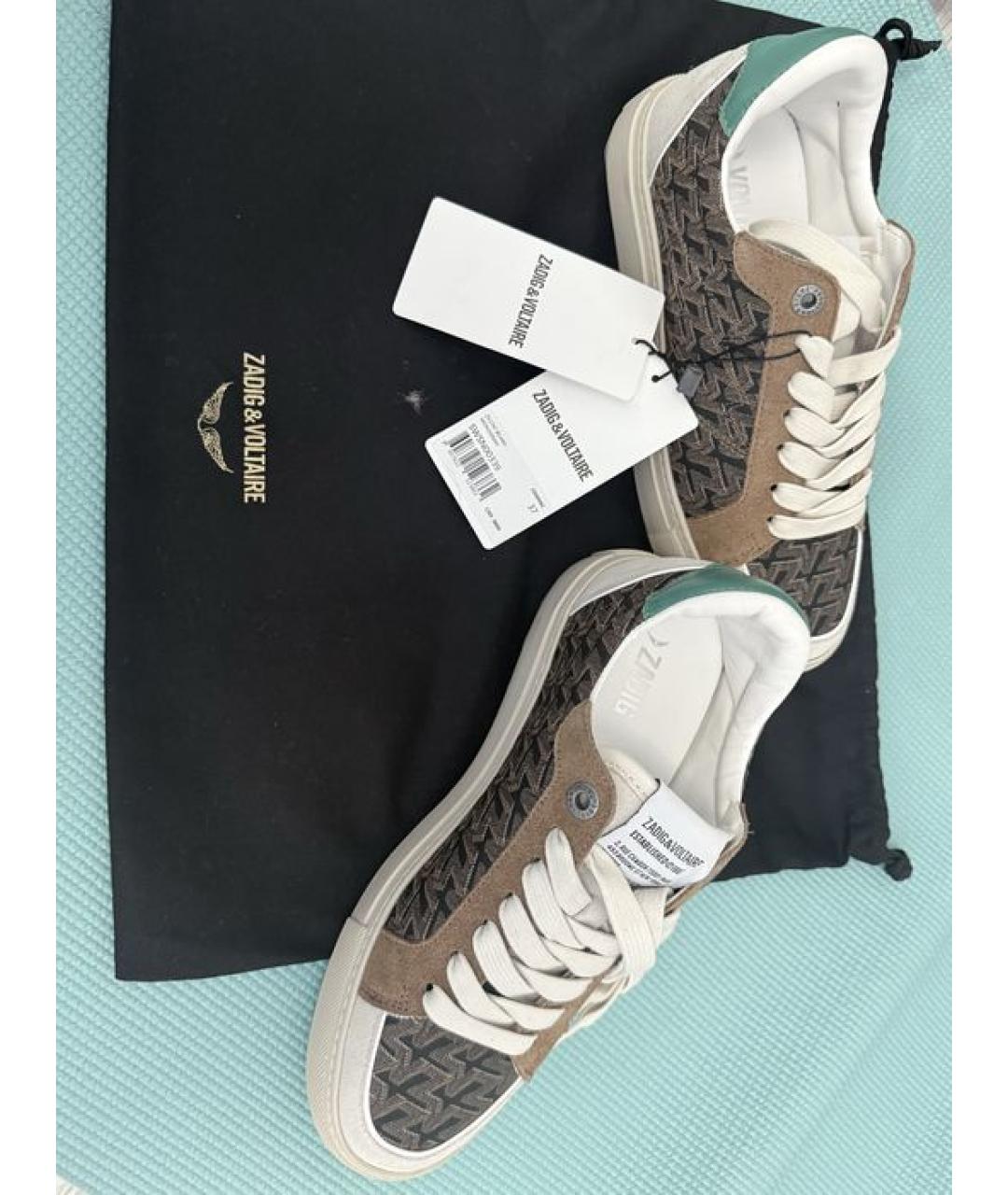 ZADIG & VOLTAIRE Коричневые кеды, фото 5