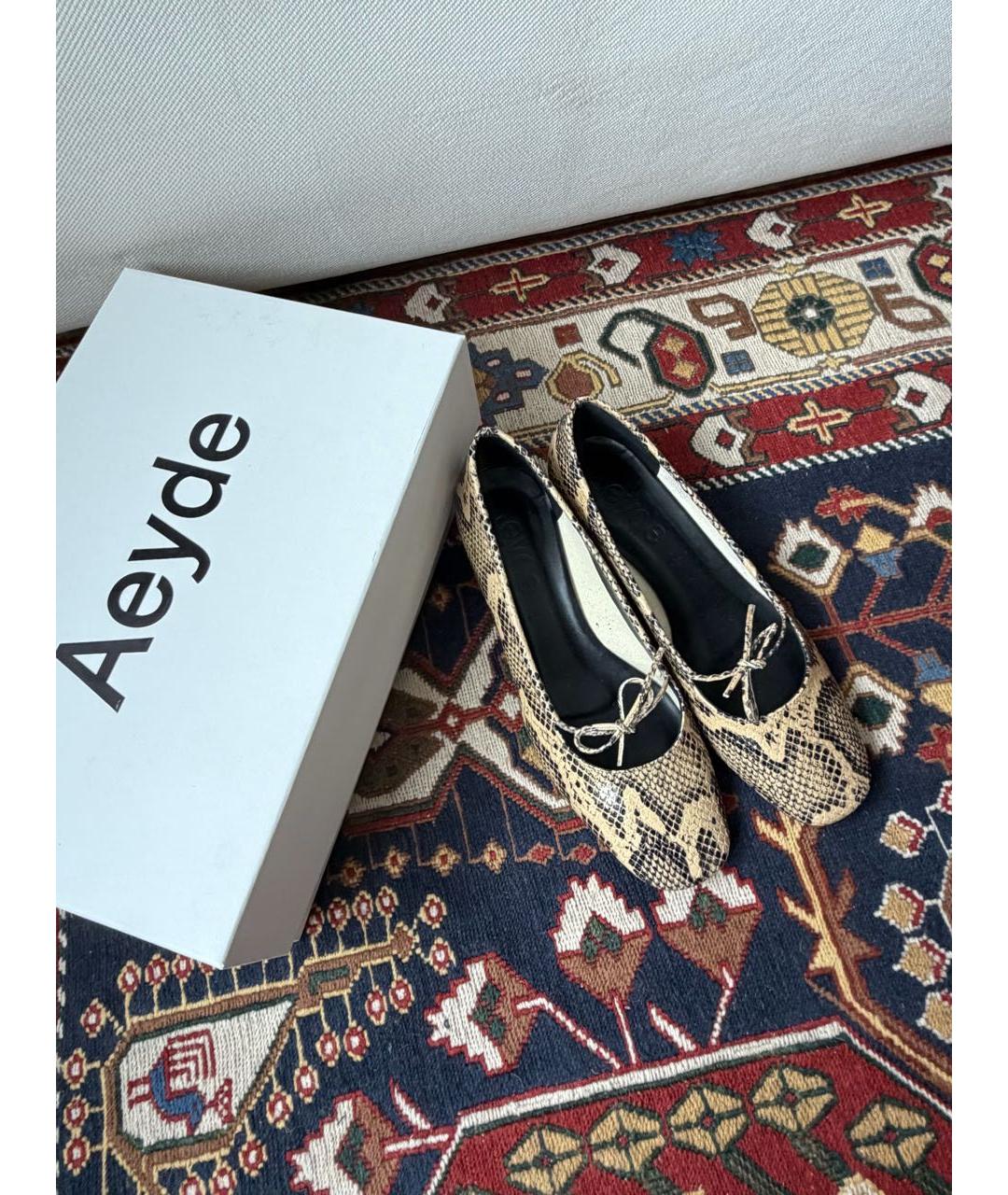 AEYDE Мульти кожаные балетки, фото 3