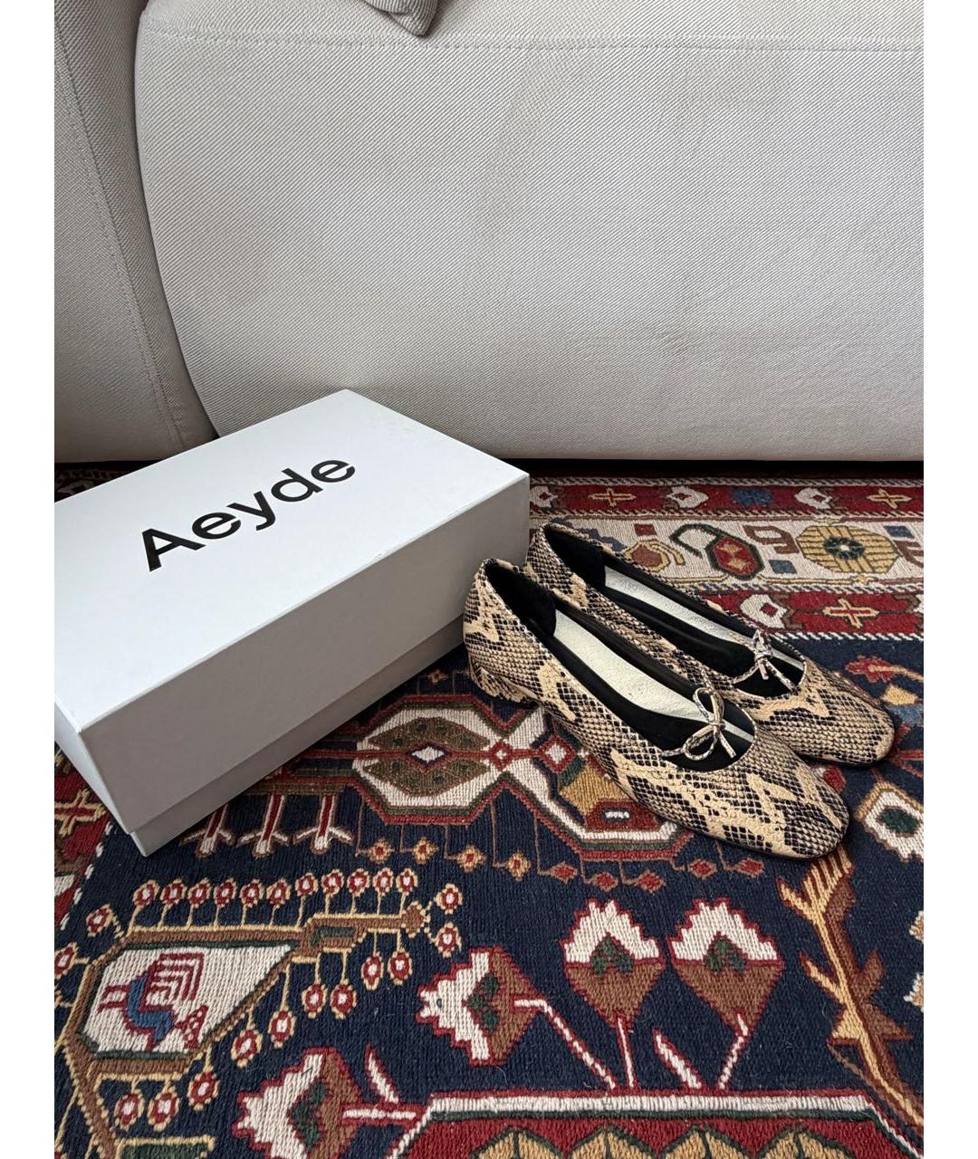 AEYDE Мульти кожаные балетки, фото 5