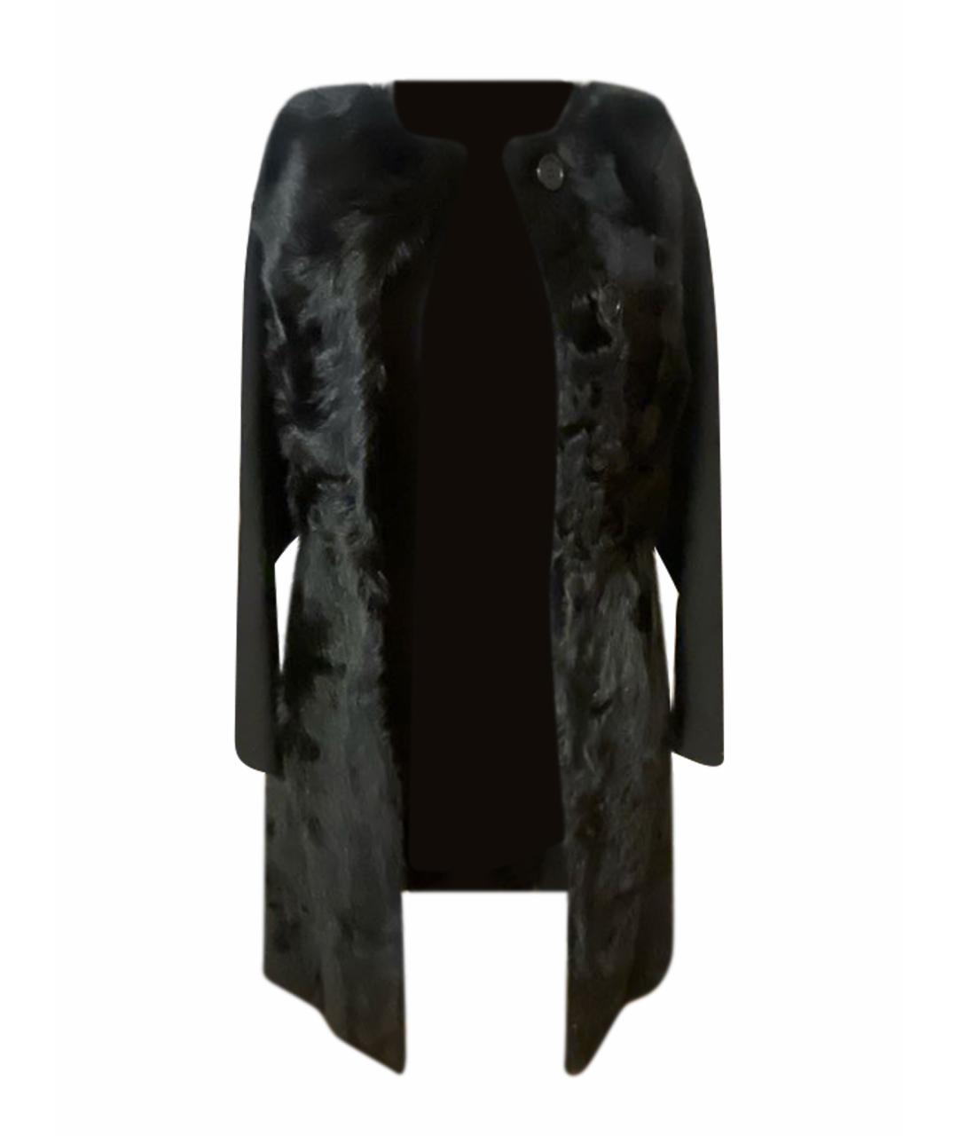MARNI Черное шерстяное пальто, фото 1