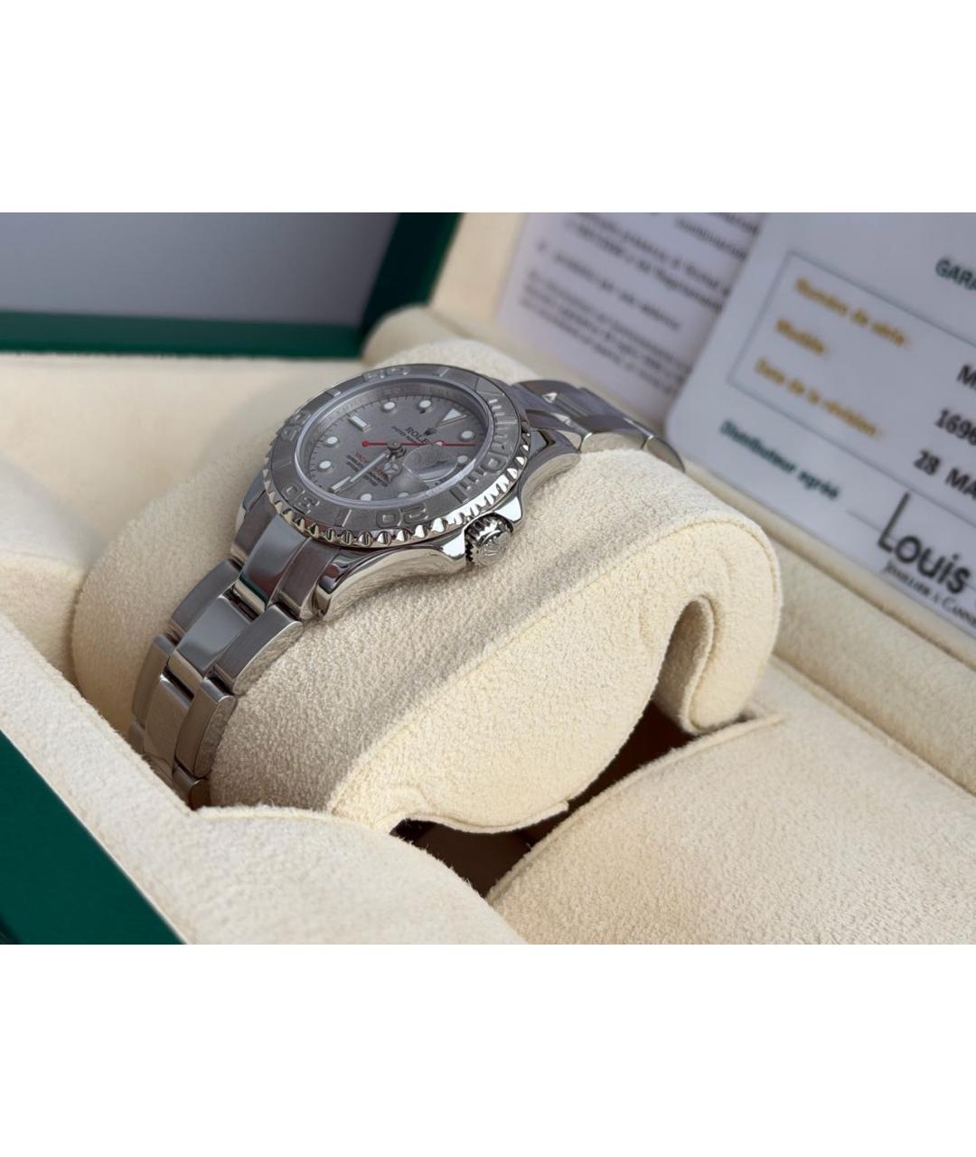 ROLEX Серебряные часы, фото 4