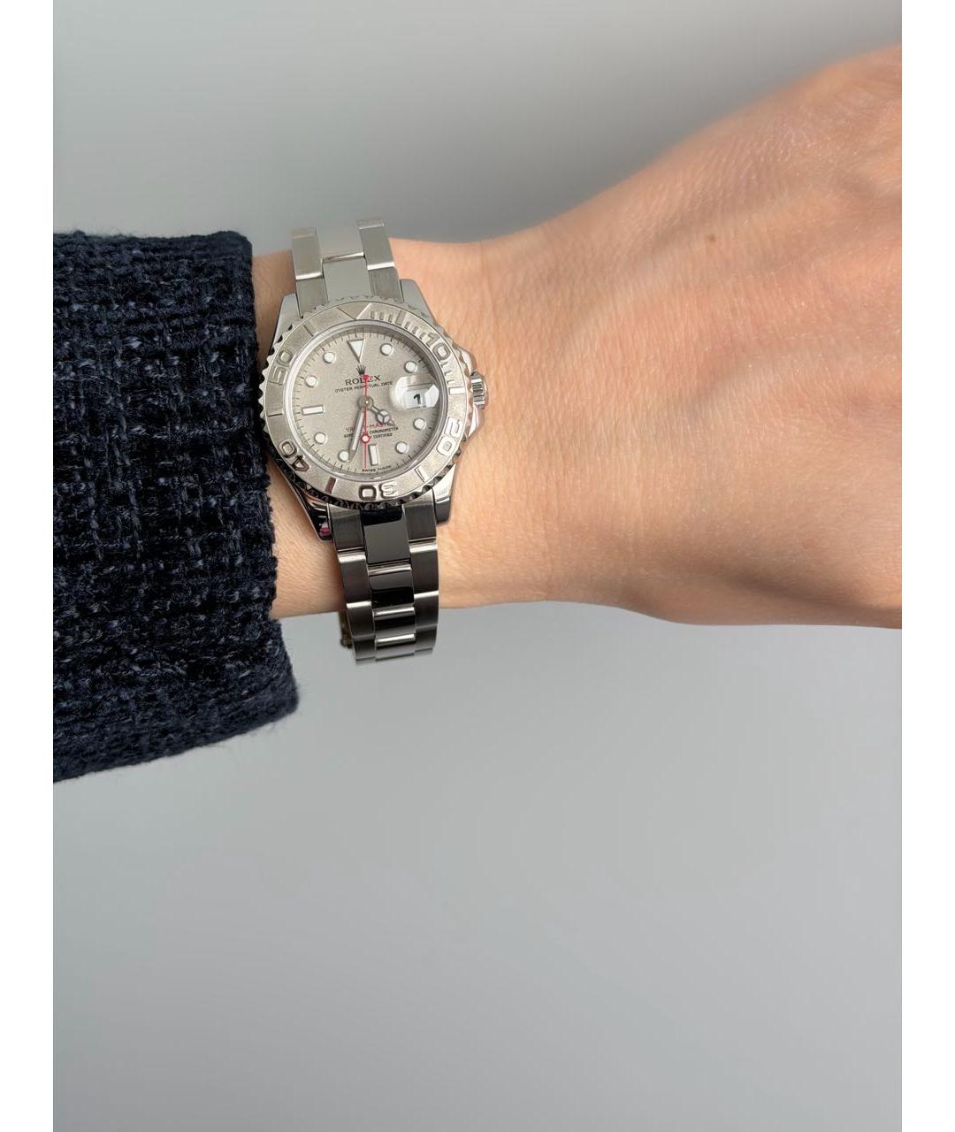 ROLEX Серебряные часы, фото 7