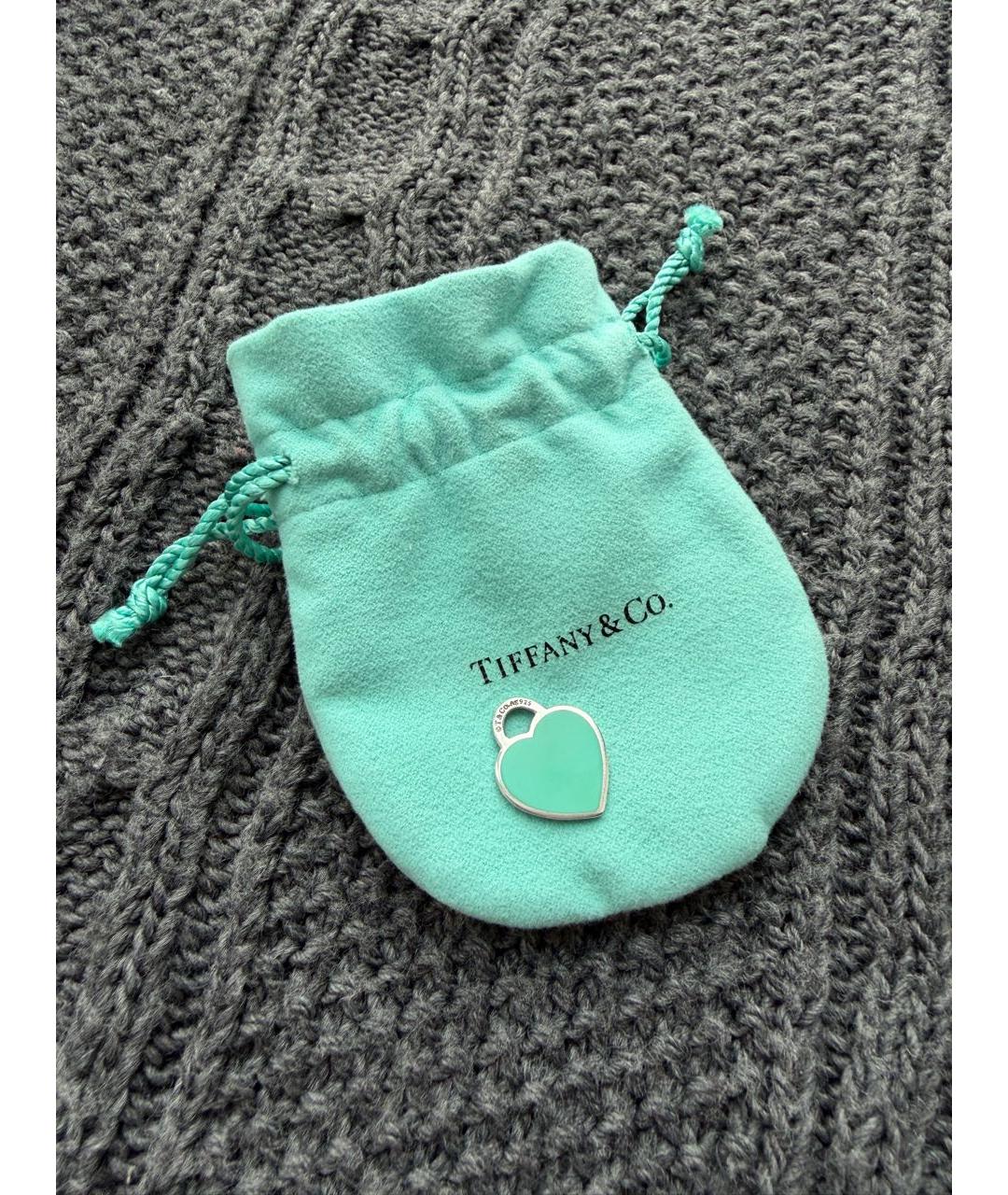 TIFFANY&CO Бирюзовый серебряный кулон, фото 2