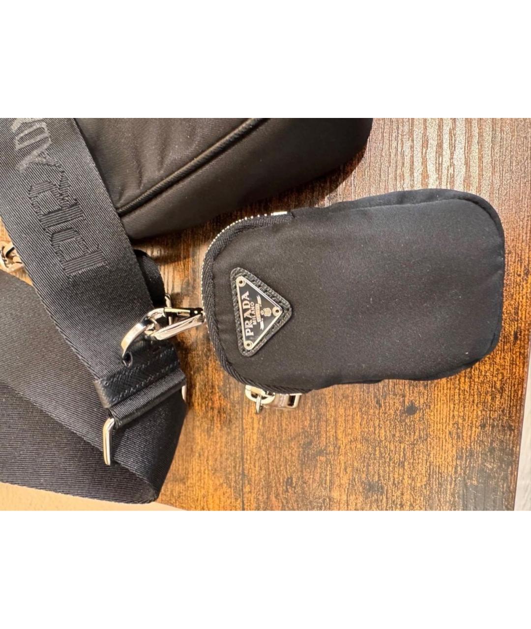 PRADA Черная сумка через плечо, фото 6