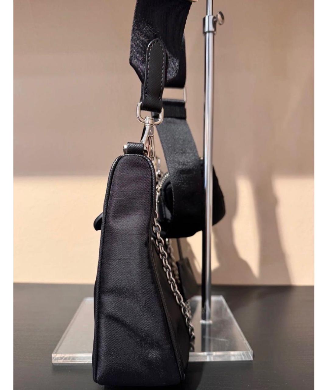 PRADA Черная сумка через плечо, фото 3
