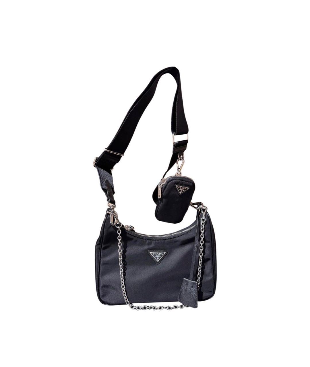 PRADA Черная сумка через плечо, фото 7