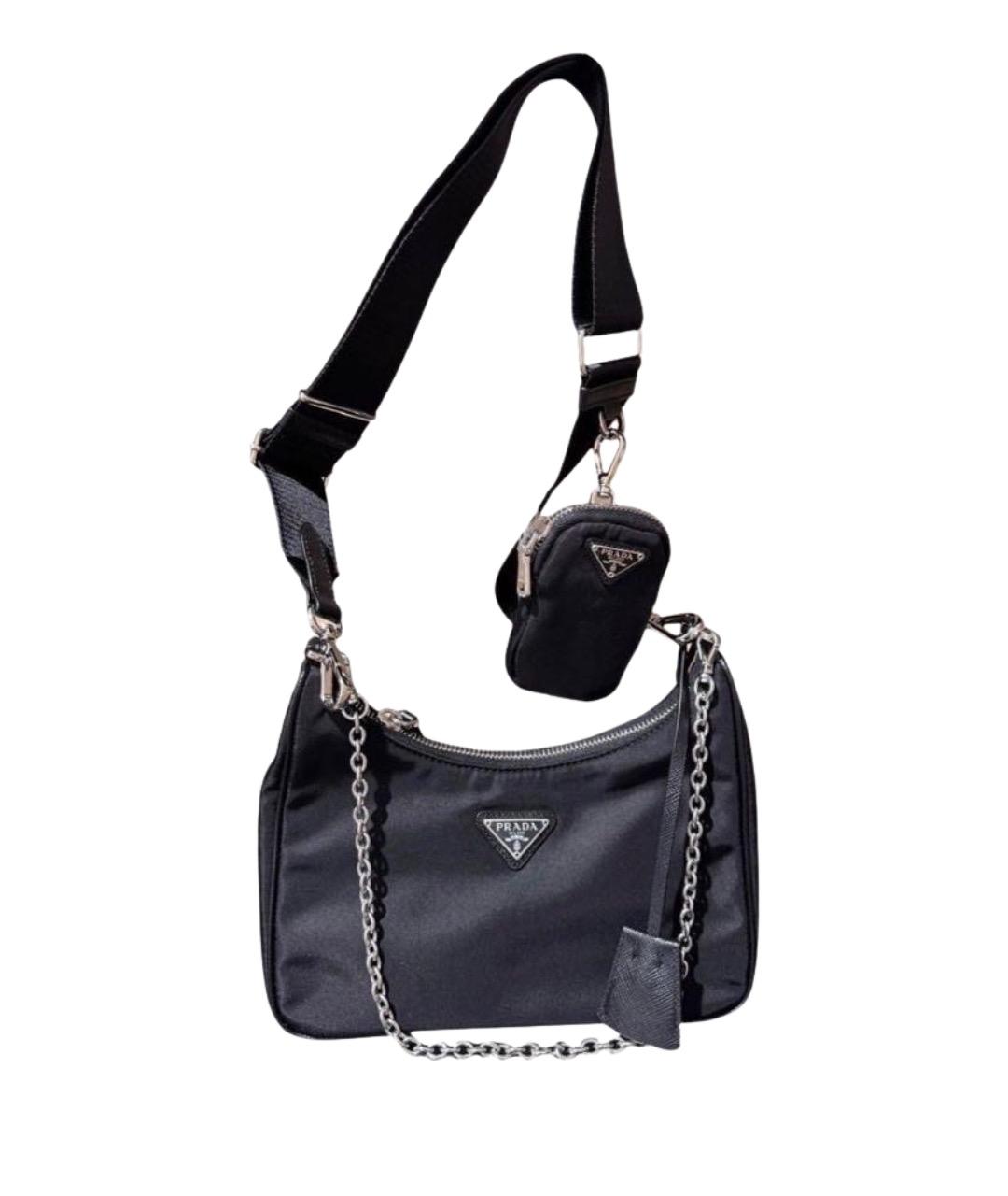 PRADA Черная сумка через плечо, фото 1