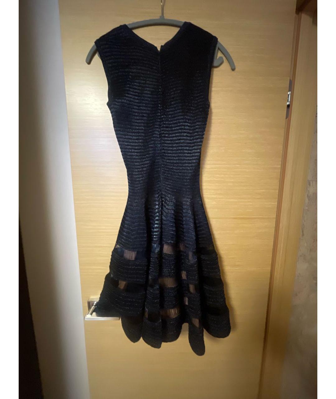 ALAIA Синее вискозное повседневное платье, фото 2