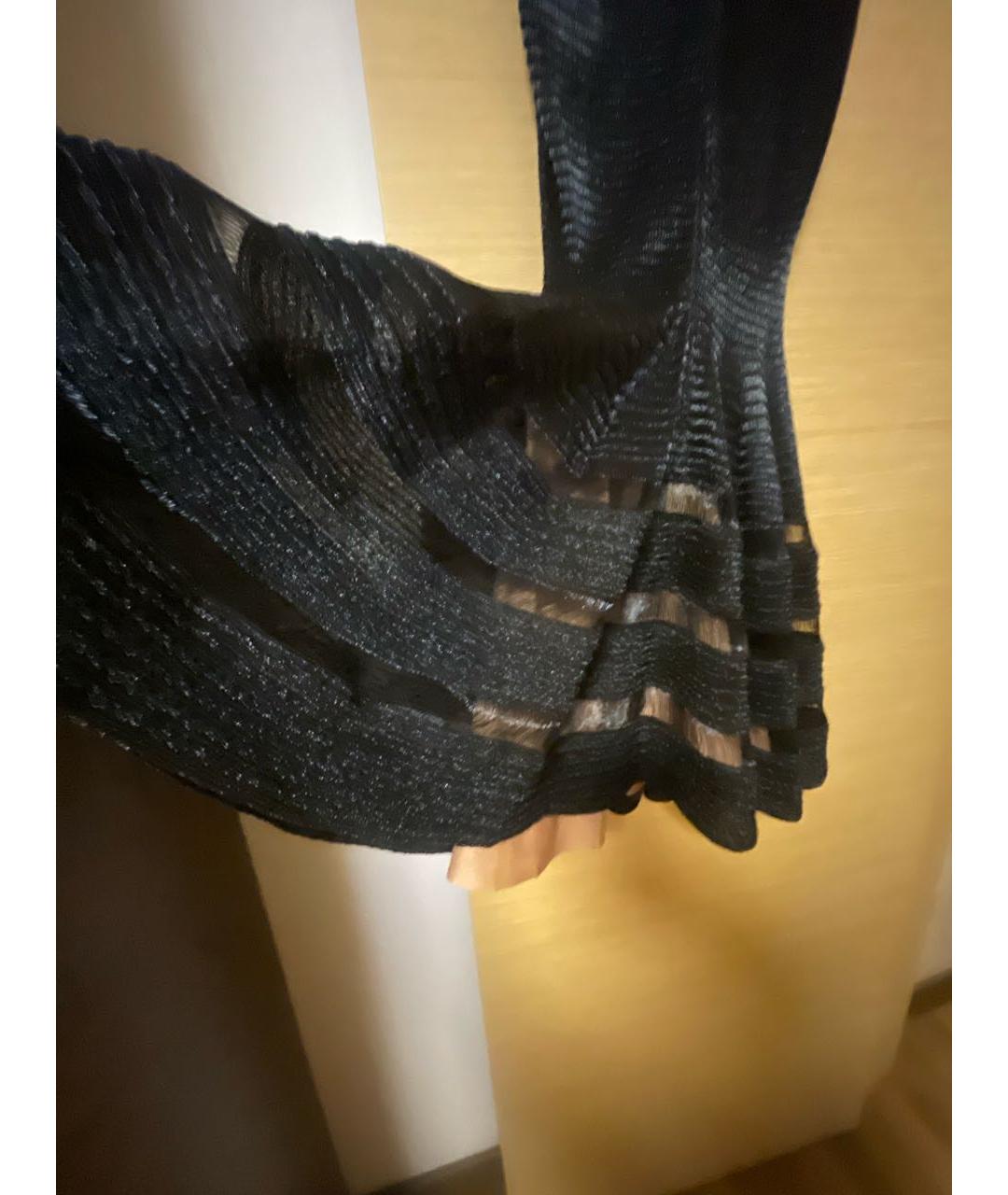 ALAIA Синее вискозное повседневное платье, фото 4