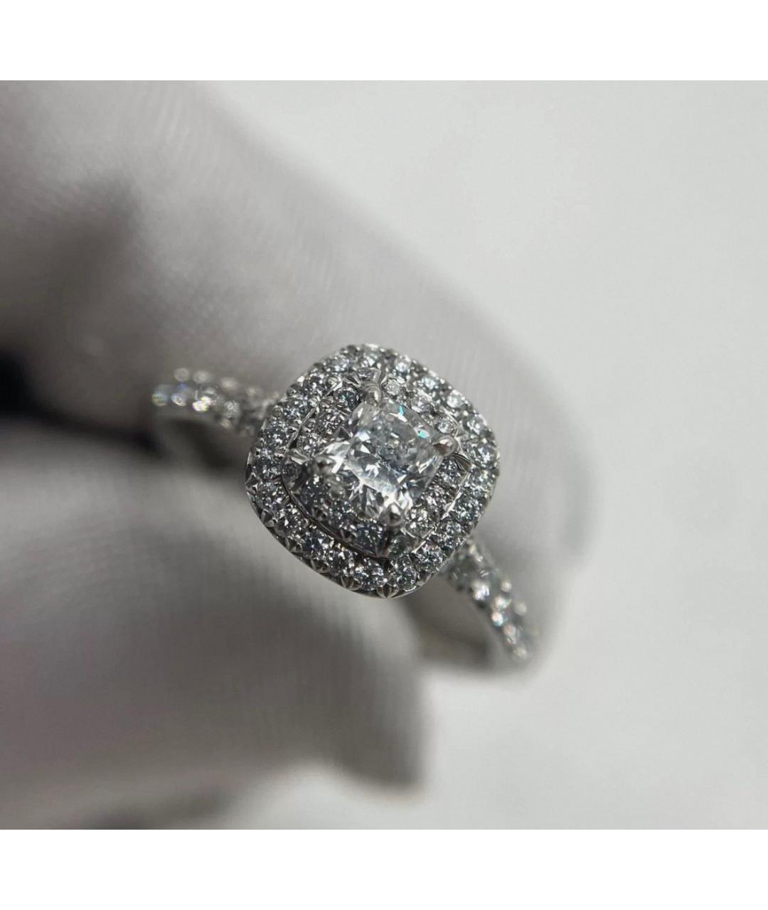 TIFFANY&CO Белое платиновое кольцо, фото 2