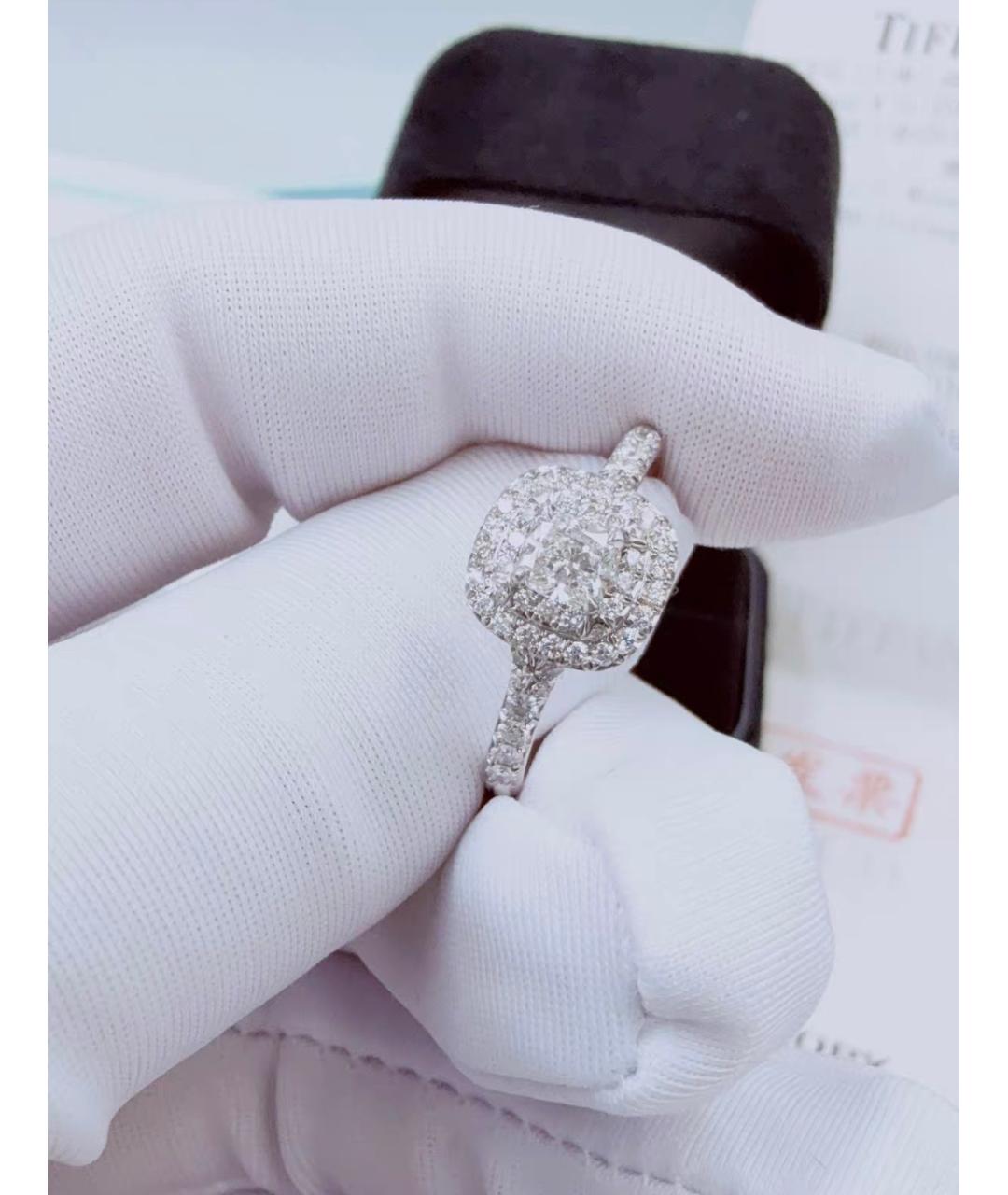 TIFFANY&CO Белое платиновое кольцо, фото 4