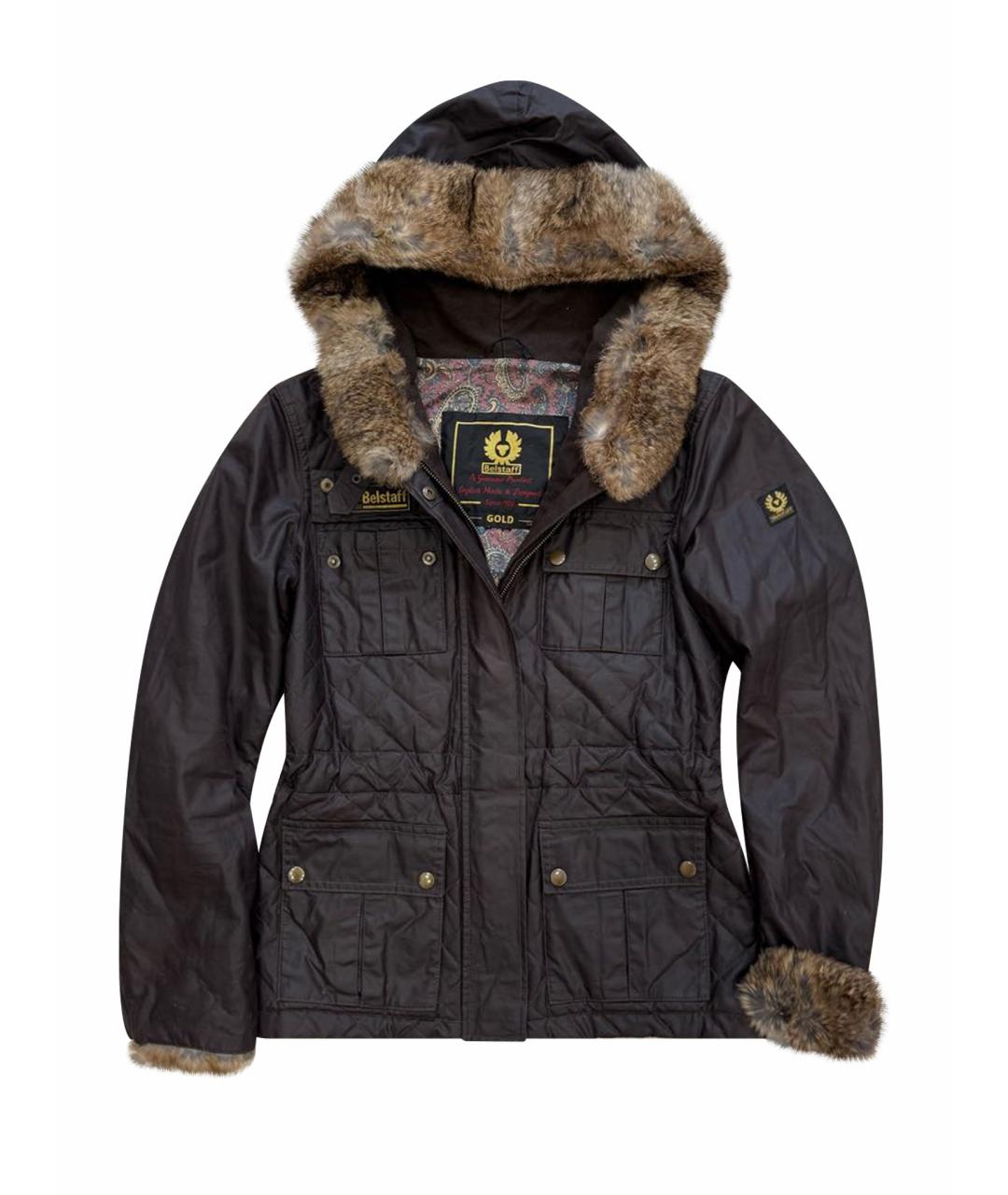 BELSTAFF Коричневая хлопковая куртка, фото 1