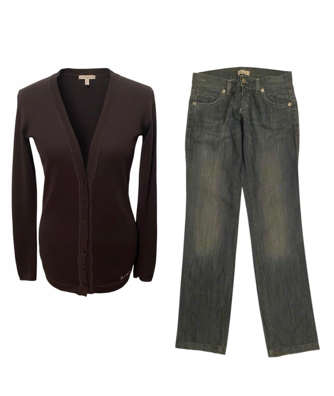 PINKO Черный костюм с брюками, фото 1